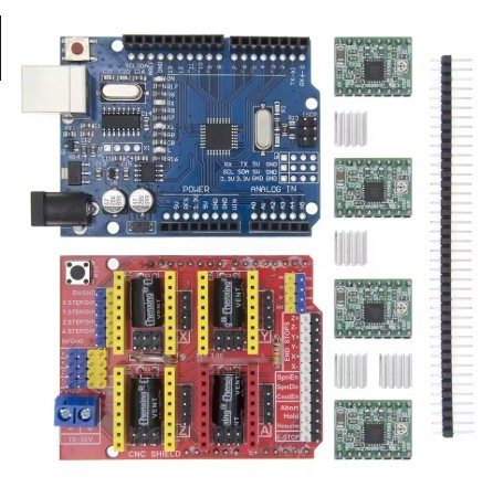 Set control CNC+Arduino UNO CNC-Shield (Ref: 1003)